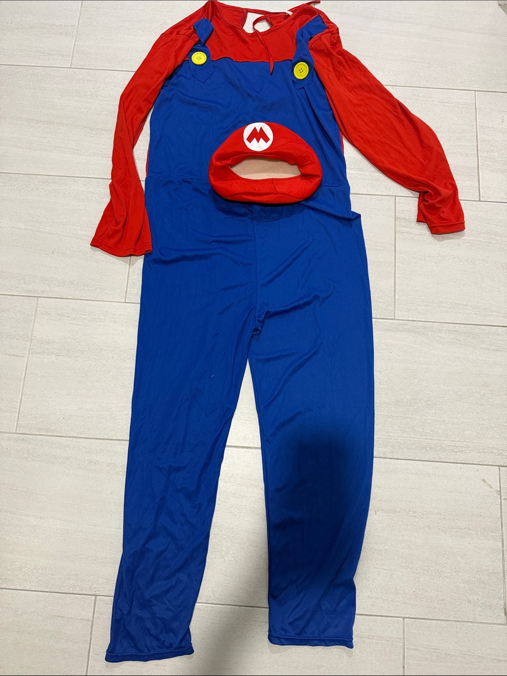 Men Mario Costume size Large